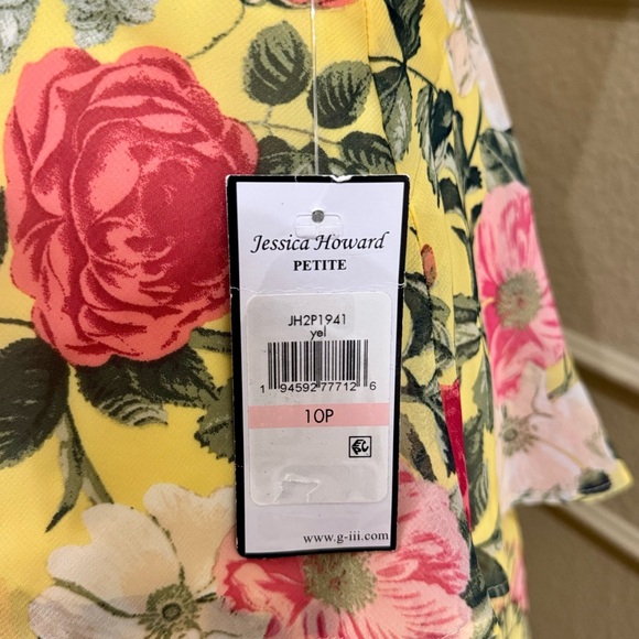 JESSICA HOWARD Women’s Dress Style Maxi Sleeveless Chiffon. Size 10P petite - Picture 9 of 9